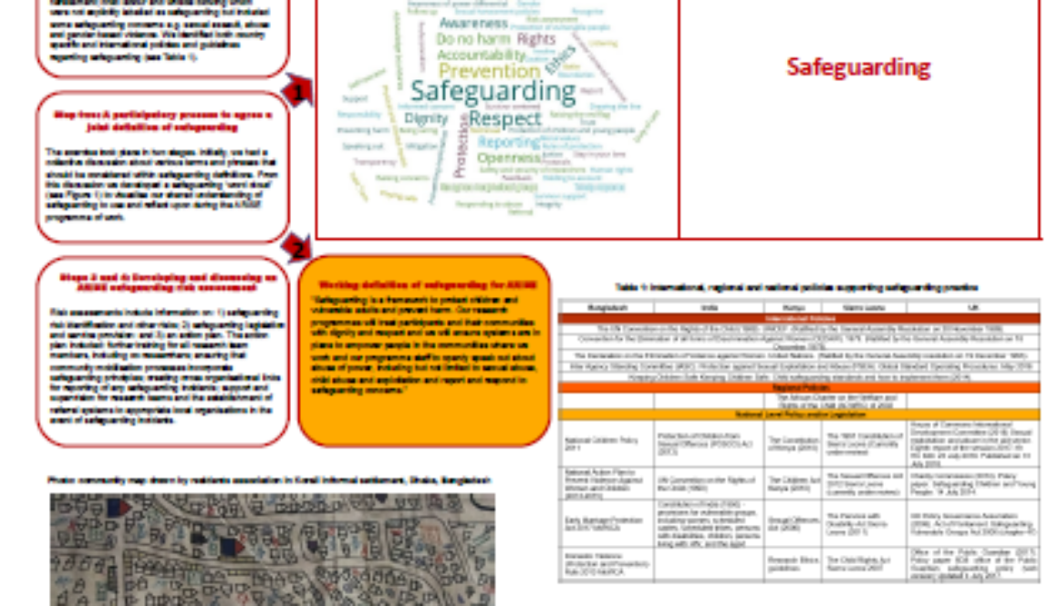 ARISE safeguarding poster