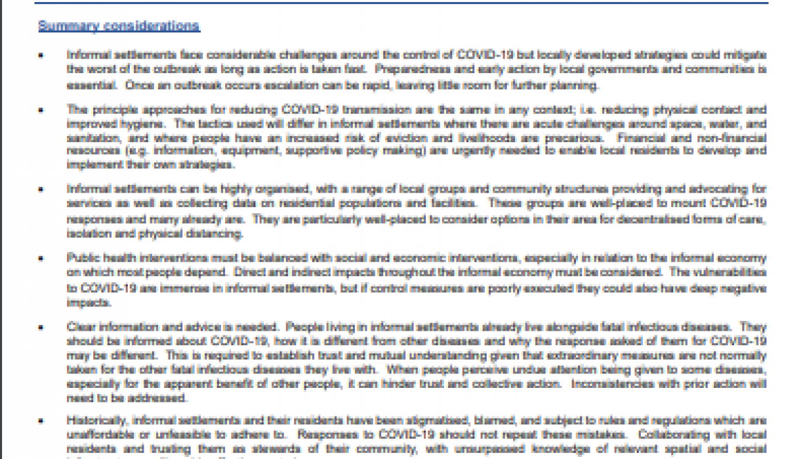 COVID-19 briefing